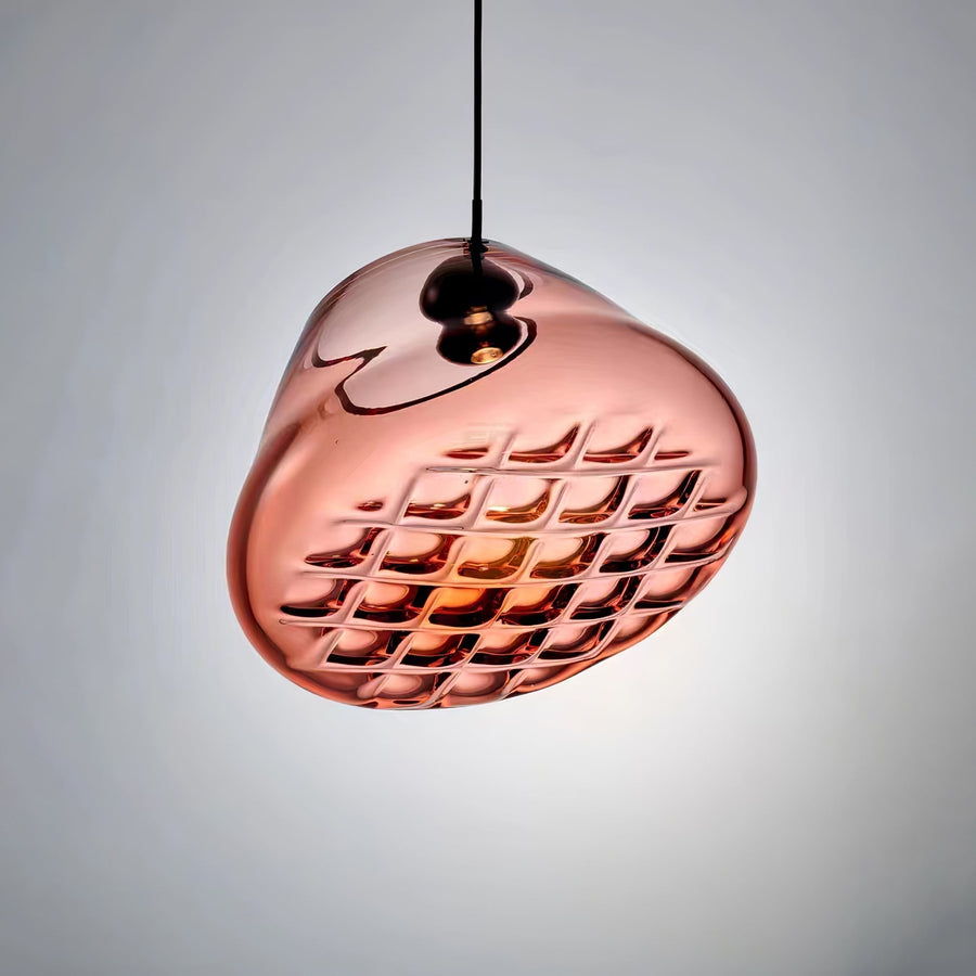 Suspension Florentine en verre et métal – vue 5