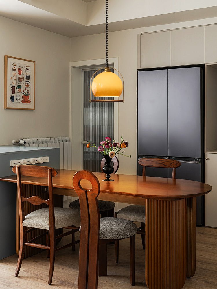 Suspension Margelle en bois et verre – vue 49