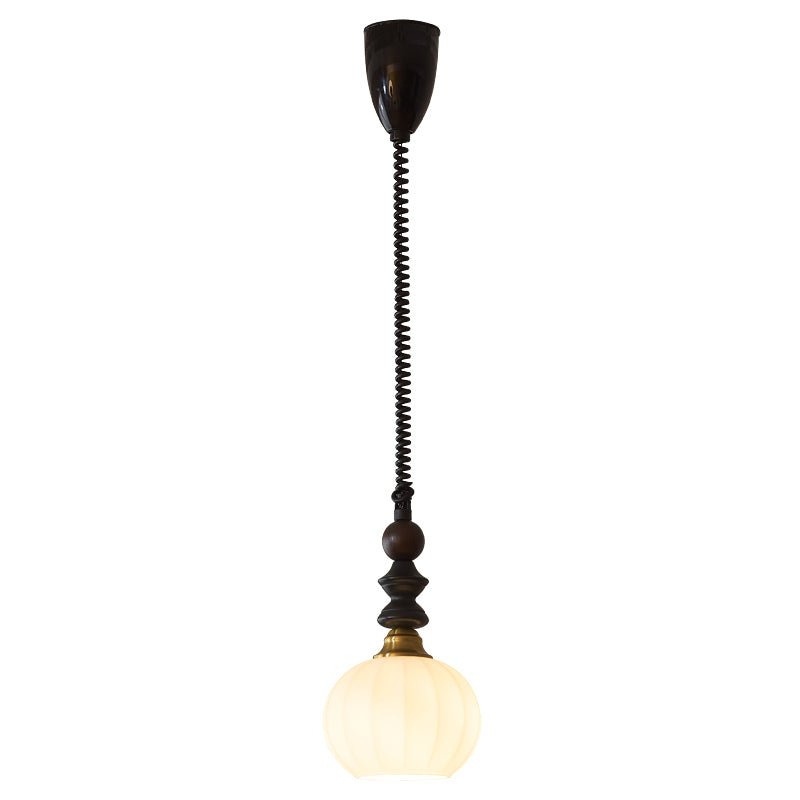 Suspension Margelle en bois et verre – vue 42