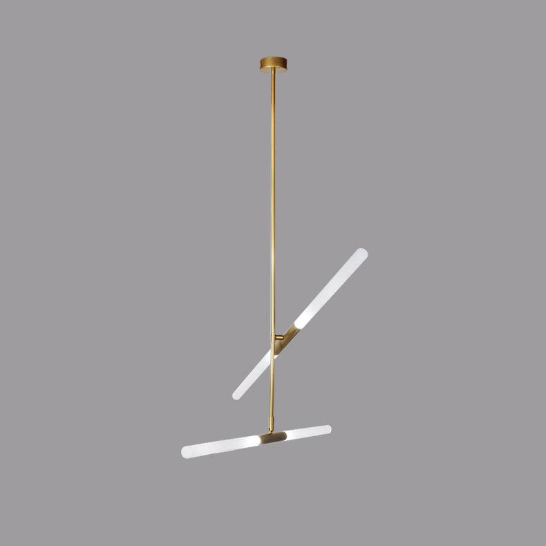 Suspension Renoncule en verre et aluminium – vue 30