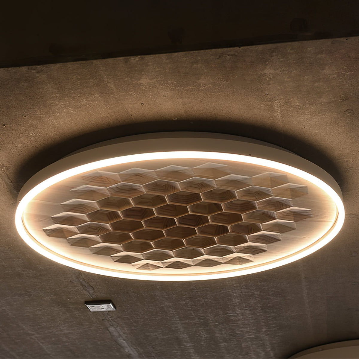 Plafonnier Bréhat en bois et métal – vue 37