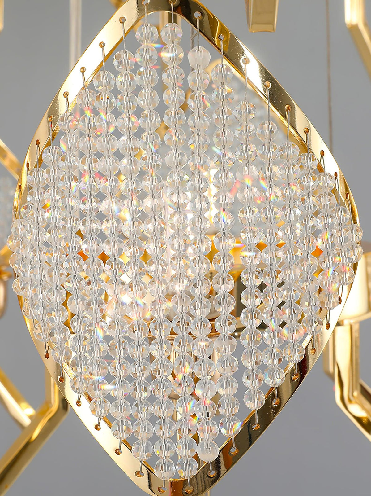 Lustre Clémentine en cristal et fer – vue 22