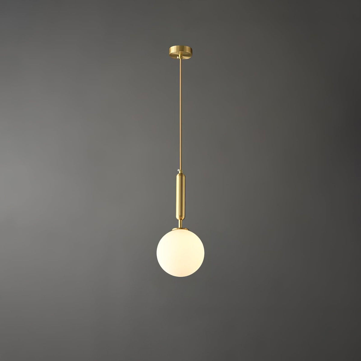 Suspension Grenat en laiton et verre – vue 29