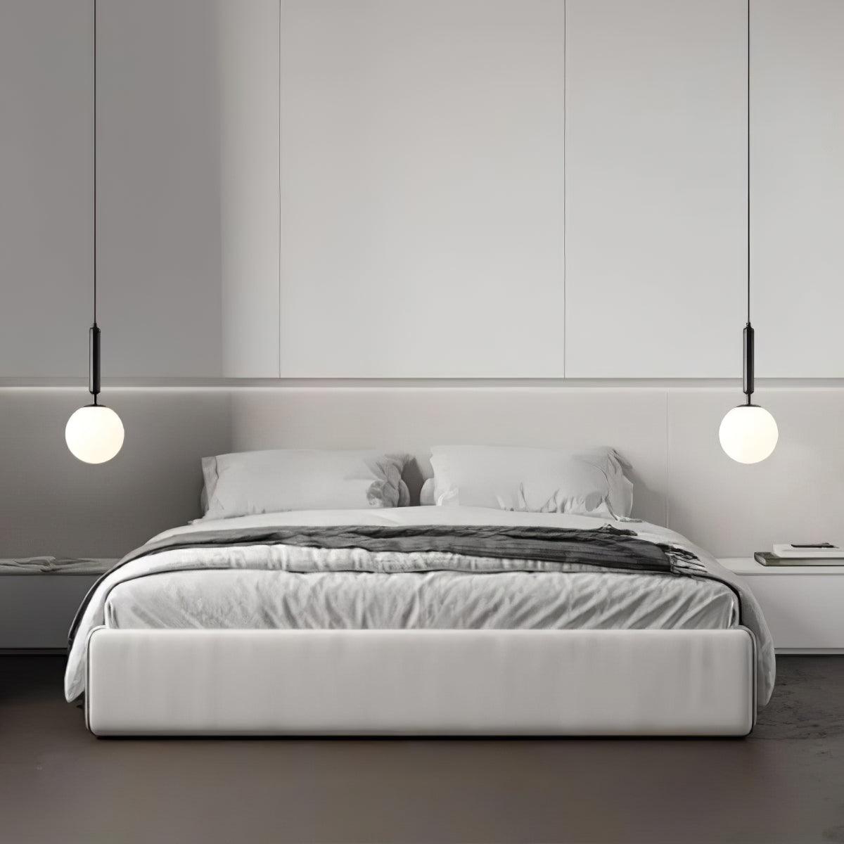 Suspension Grenat en laiton et verre – vue 40