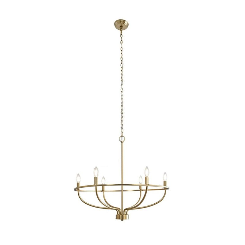 Lustre Diane en laiton – vue 12