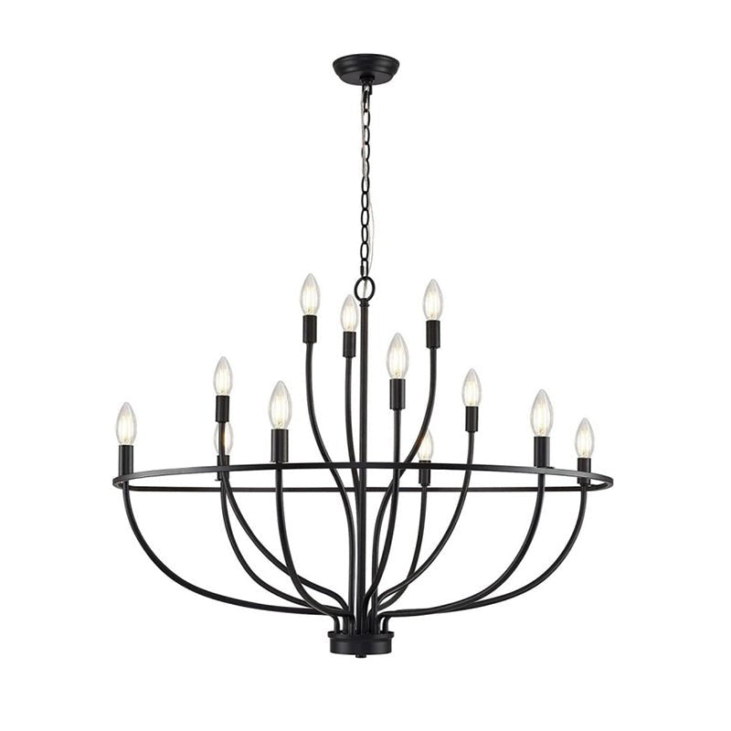 Lustre Diane en laiton – vue 7