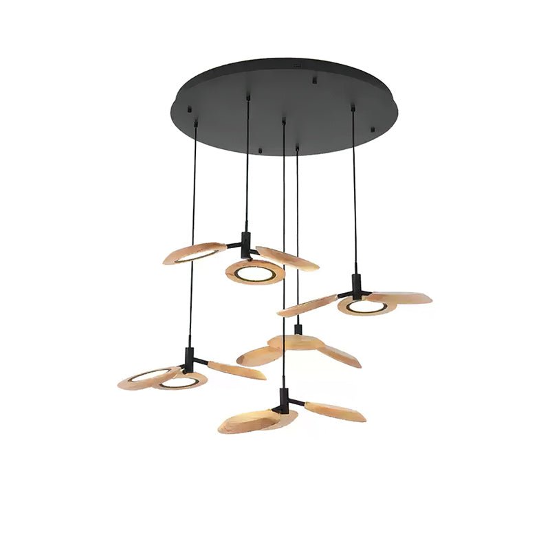 Lustre Sorbier en bois et métal – vue 19