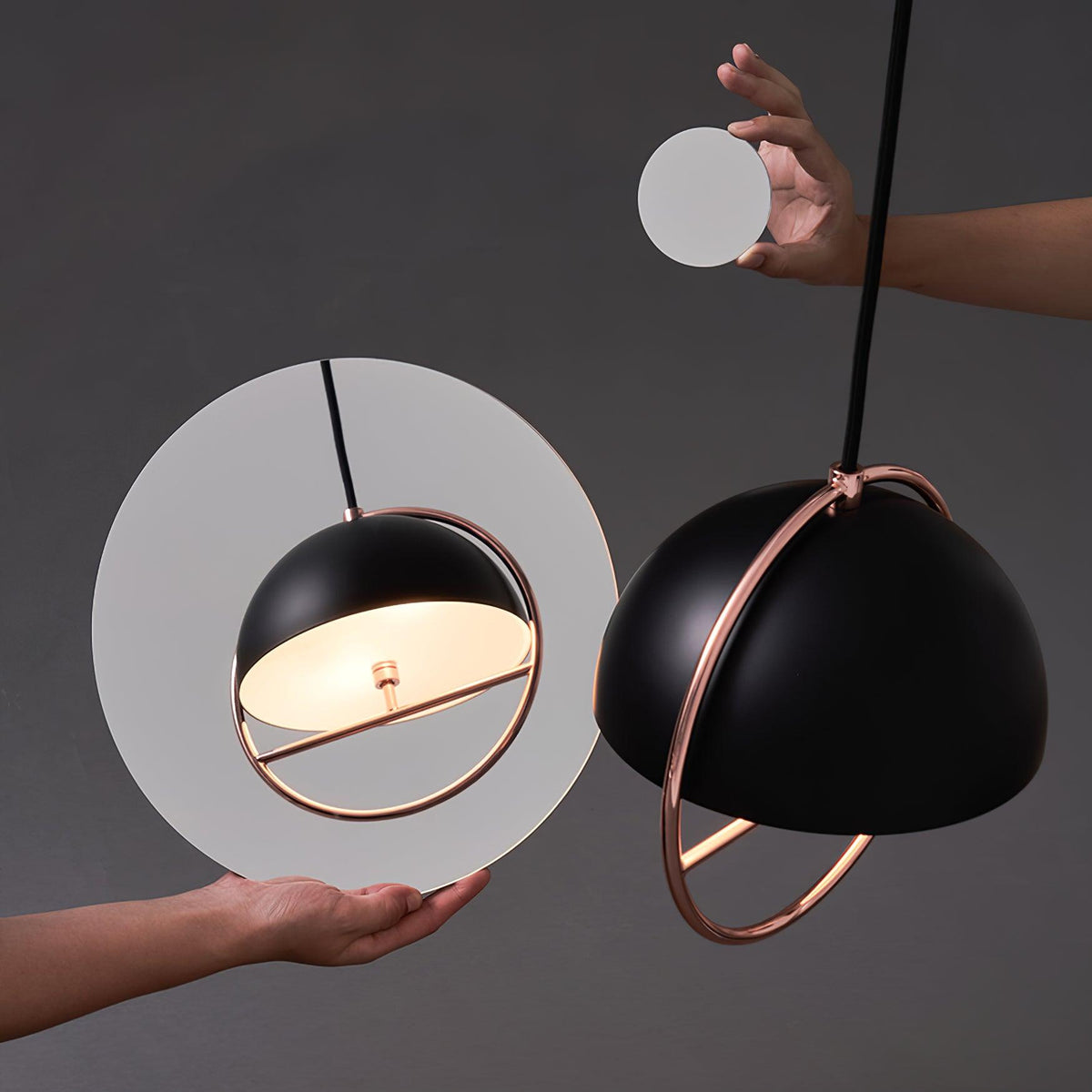 Suspension Liane en fer – vue 14