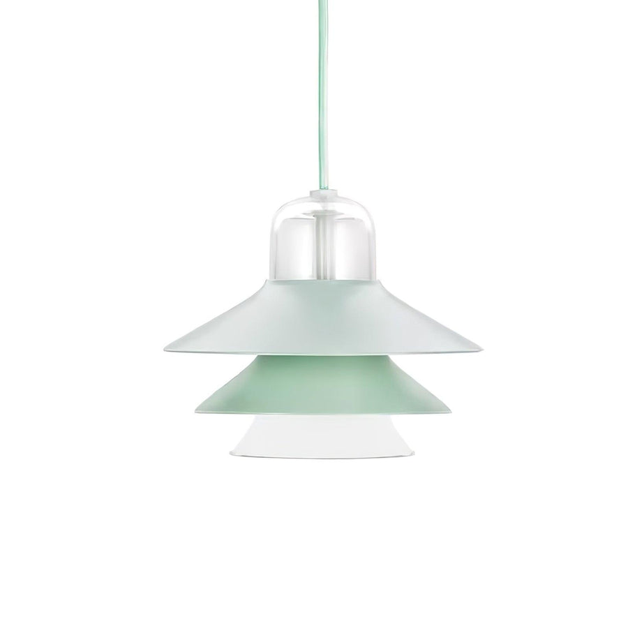 Suspension Éléonore en aluminium et verre – vue 3