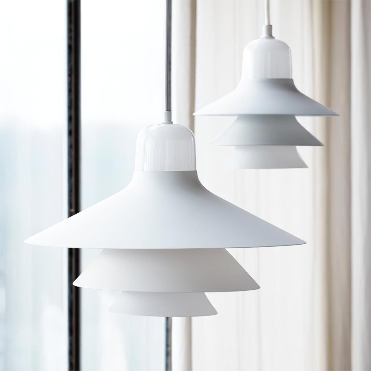 Suspension Éléonore en aluminium et verre – vue 16