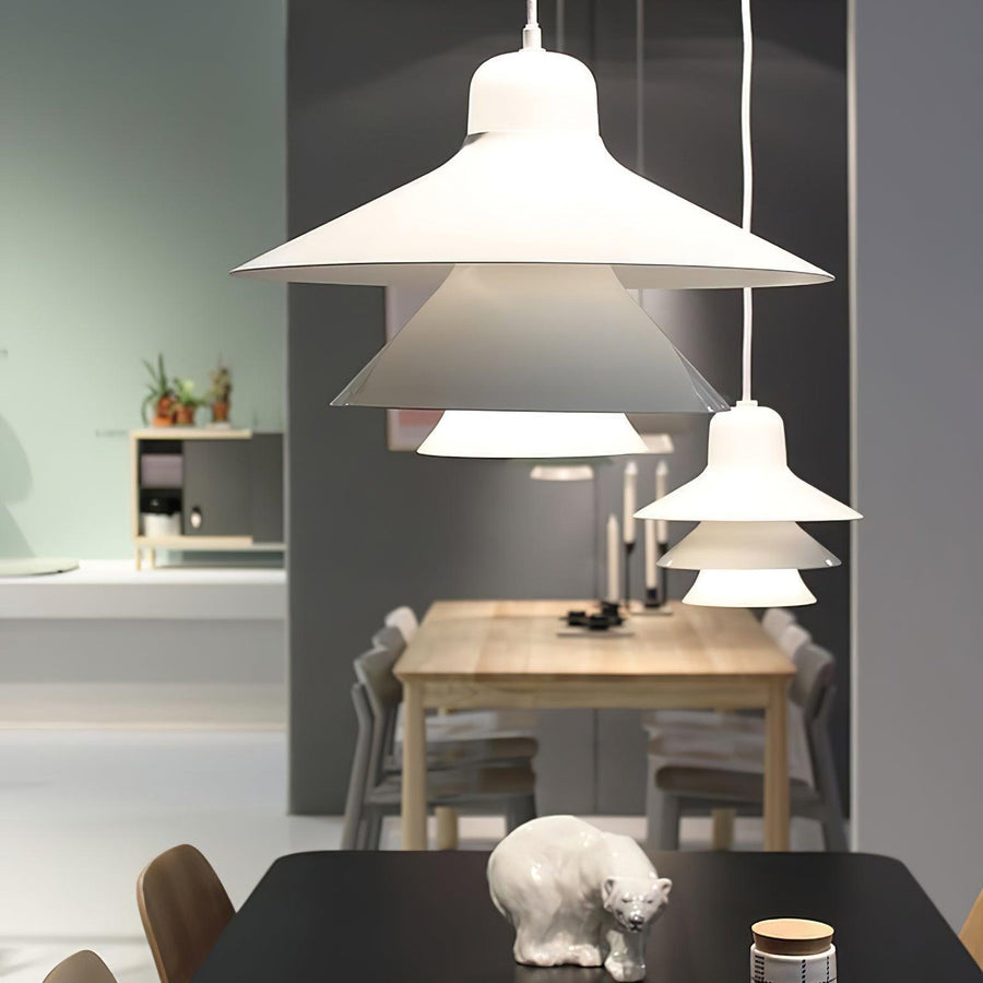 Suspension Éléonore en aluminium et verre – vue 5
