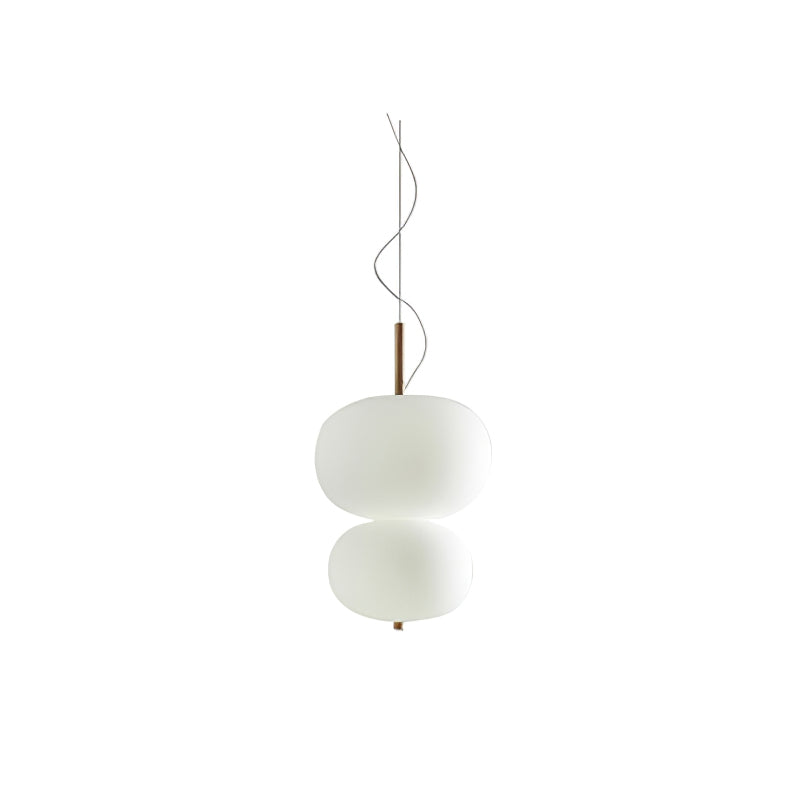 Suspension Ségur en verre et bois – vue 49