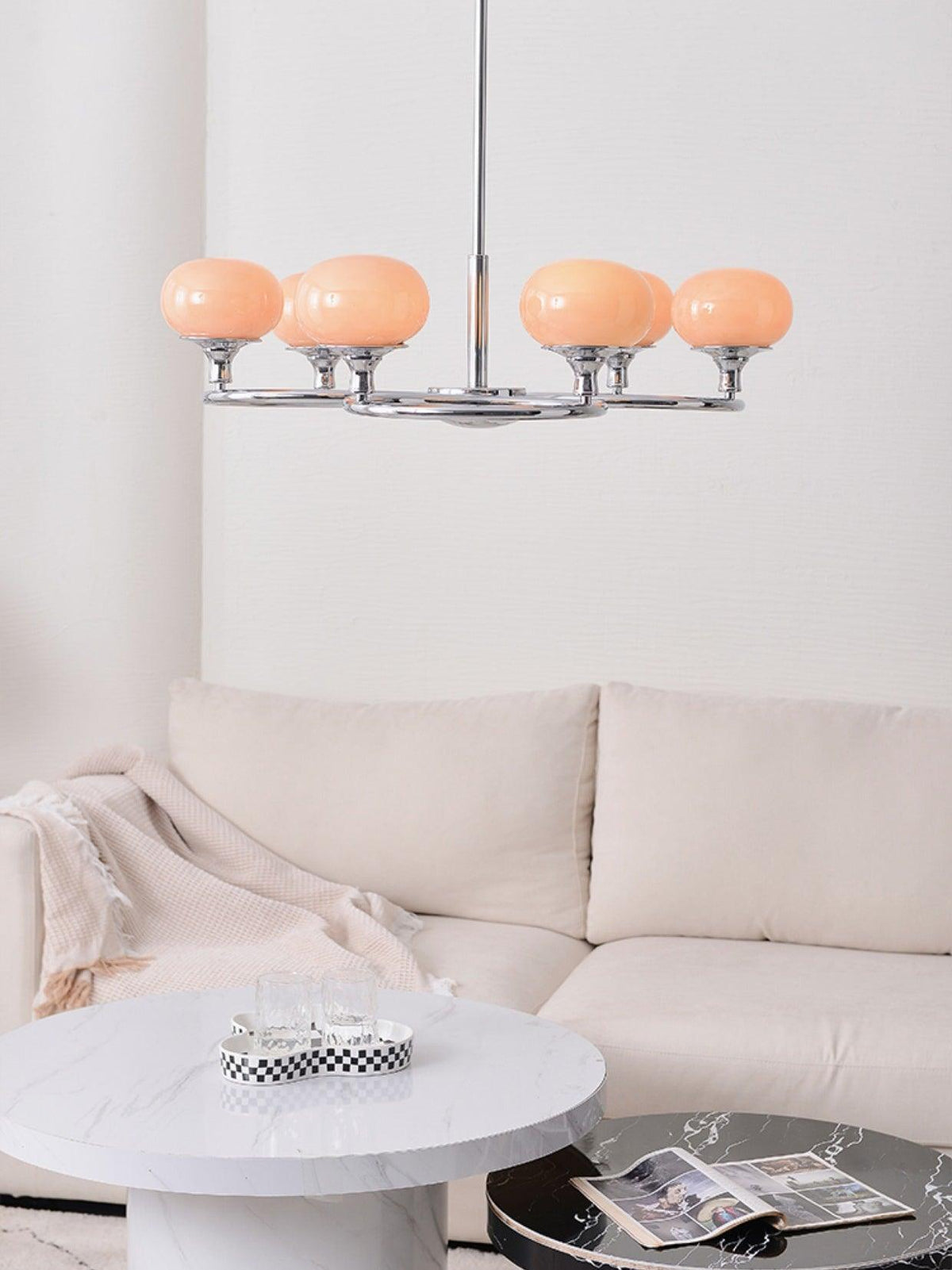 Lustre Rhapsodie en verre et métal – vue 11