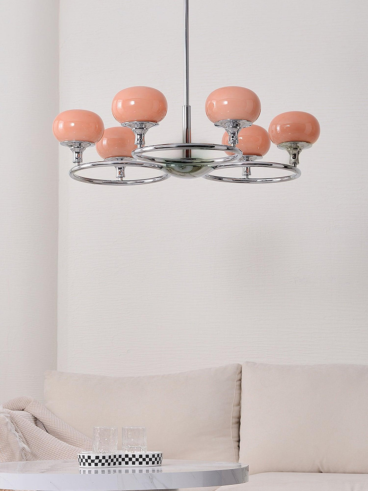 Lustre Rhapsodie en verre et métal – vue 13