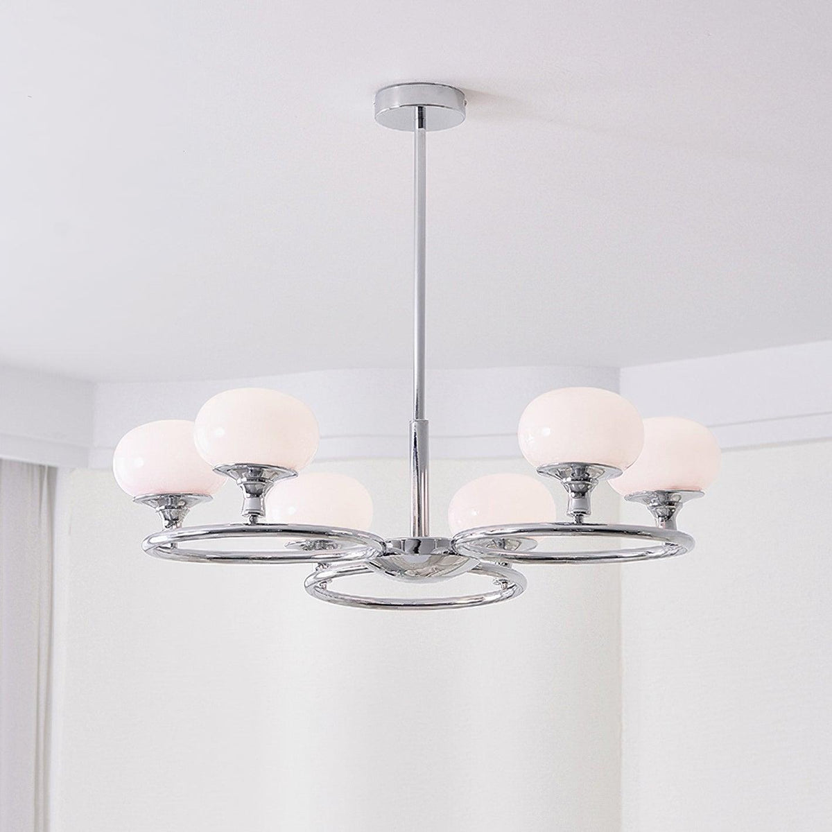 Lustre Rhapsodie en verre et métal – vue 9