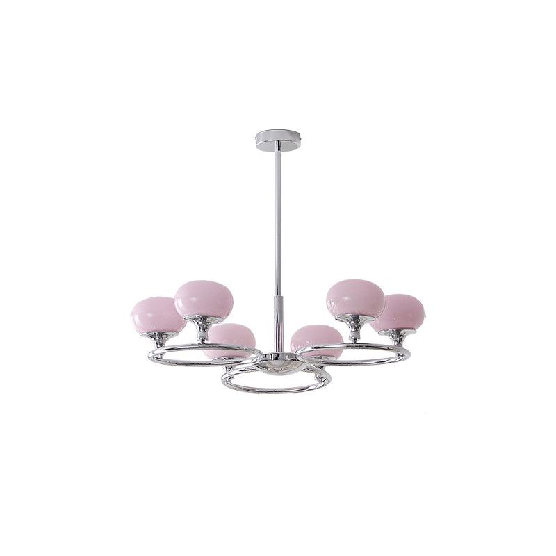 Lustre Rhapsodie en verre et métal – vue 5