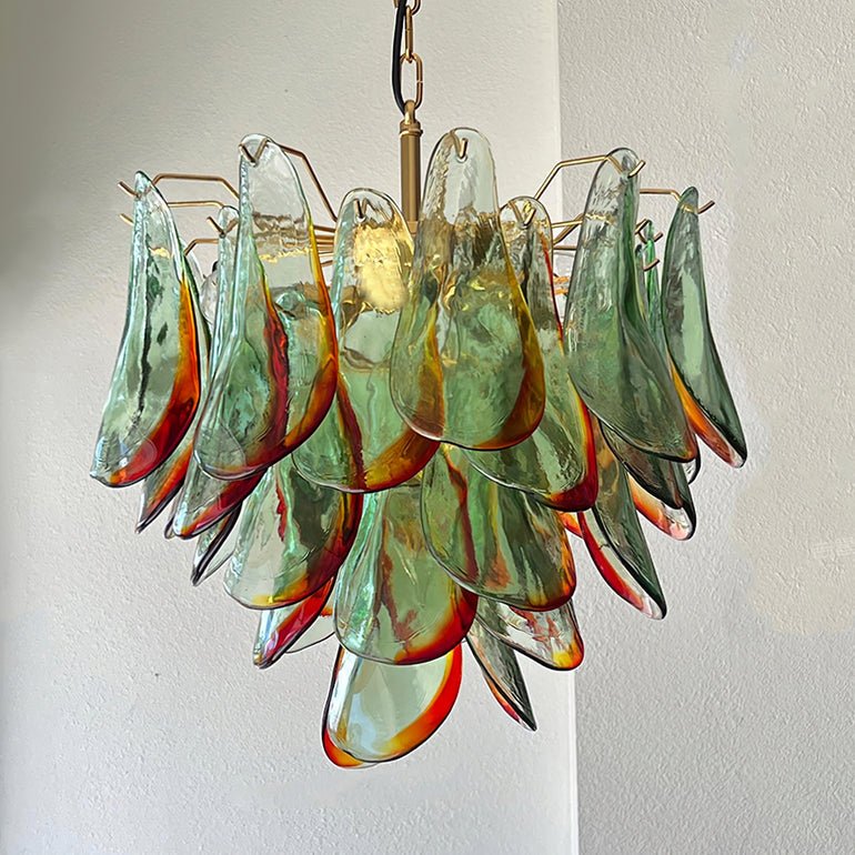 Lustre Falaise en verre et métal – vue 39