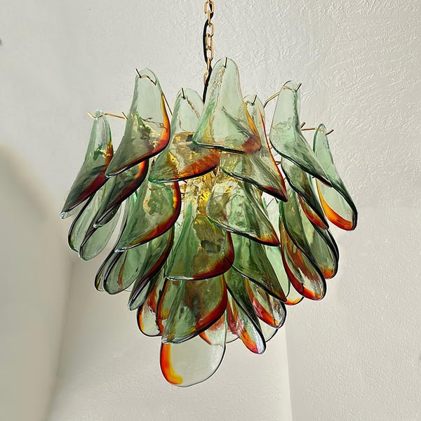 Lustre Falaise en verre et métal – vue 41