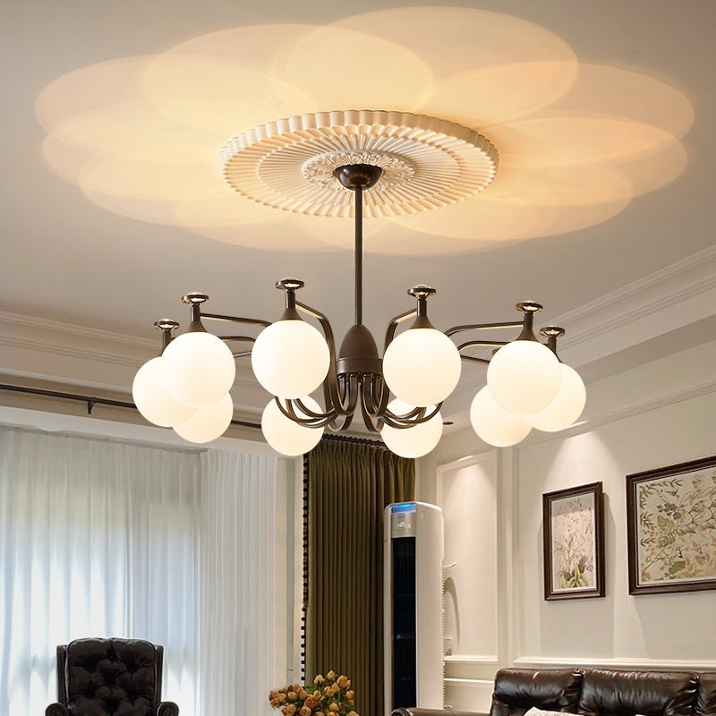 Lustre Guirlande en verre et métal – vue 28