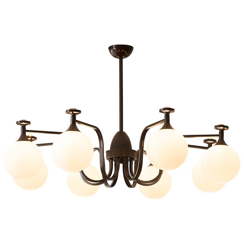 Lustre Guirlande en verre et métal – vue 20