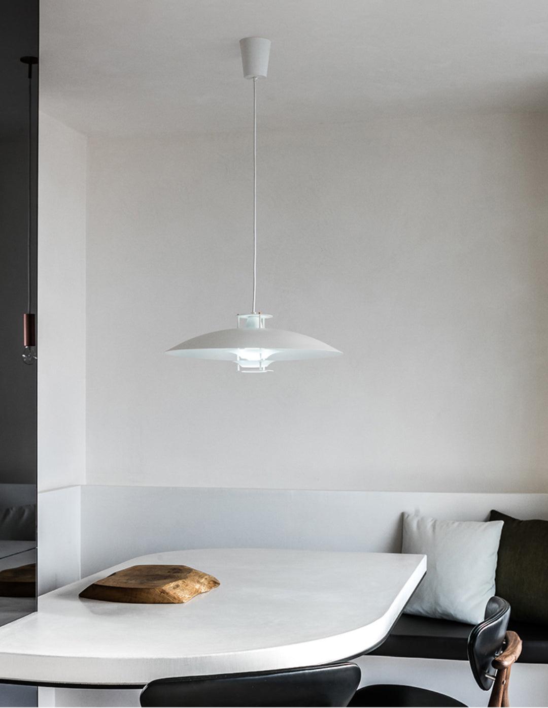 Suspension Cyclamen en aluminium – vue 2