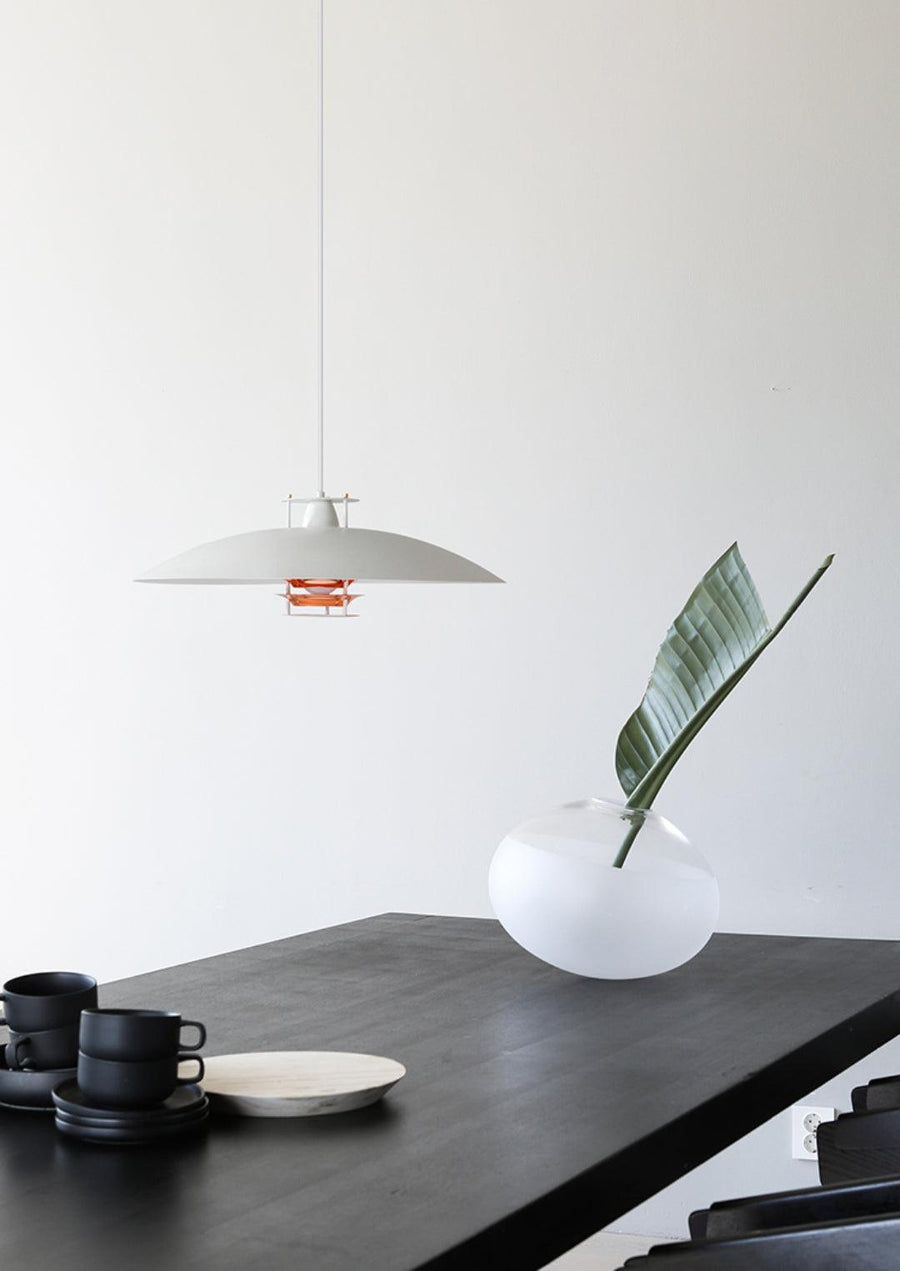 Suspension Cyclamen en aluminium – vue 3