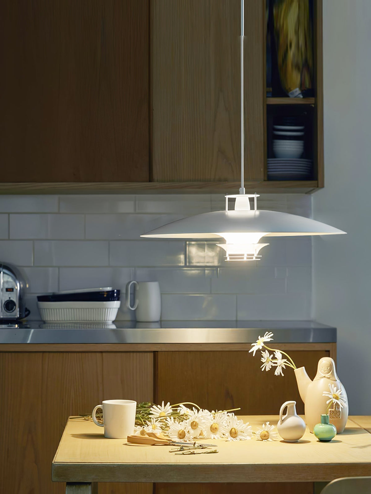 Suspension Cyclamen en aluminium – vue 41