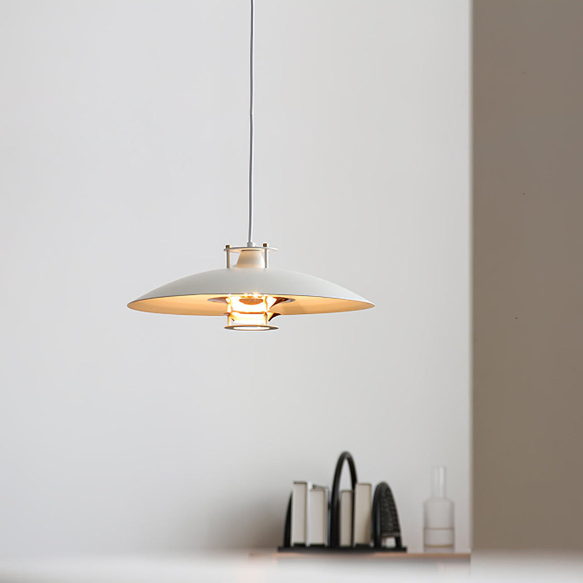 Suspension Cyclamen en aluminium – vue 48