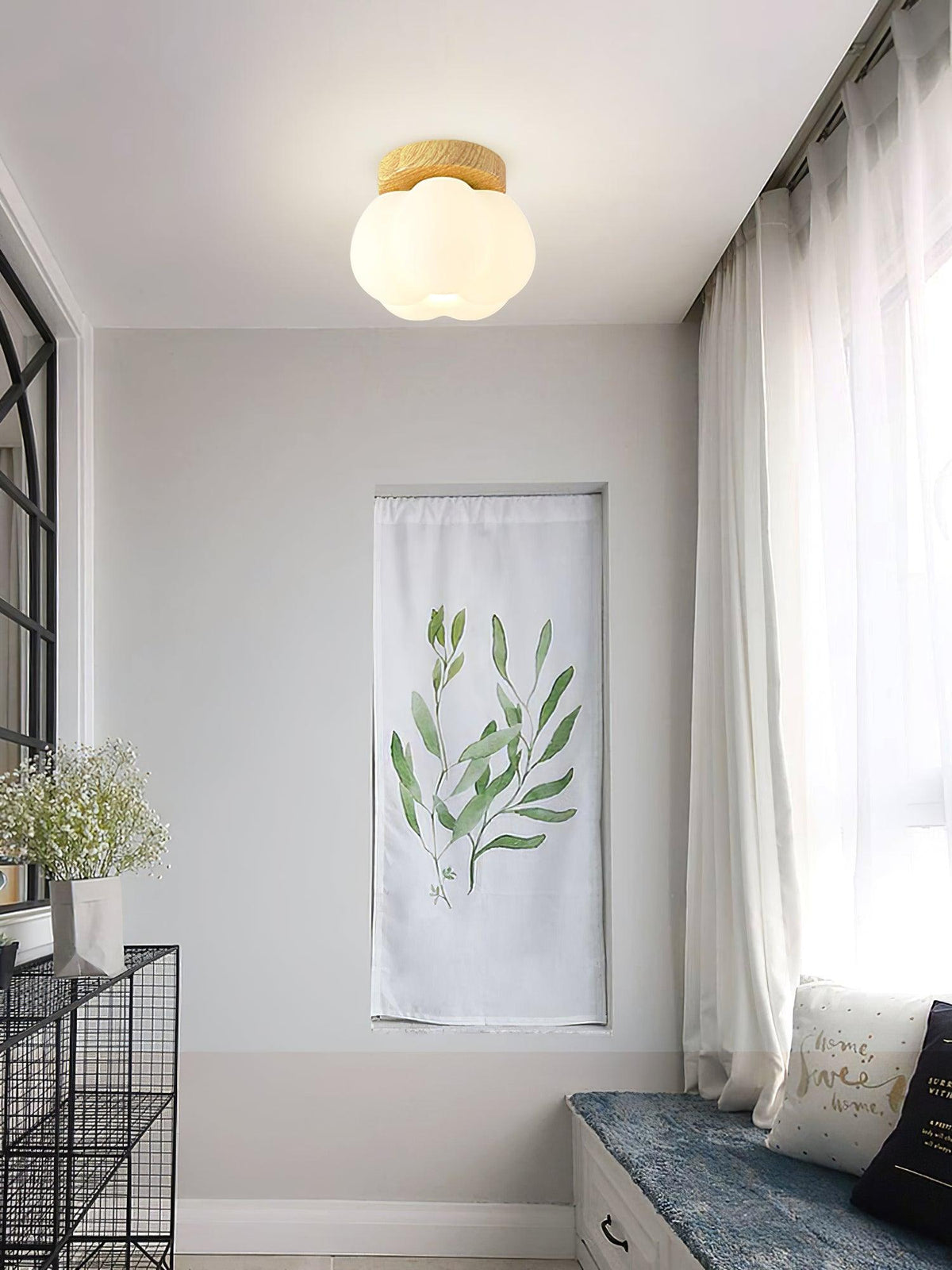 Plafonnier Muguet en métal – vue 10