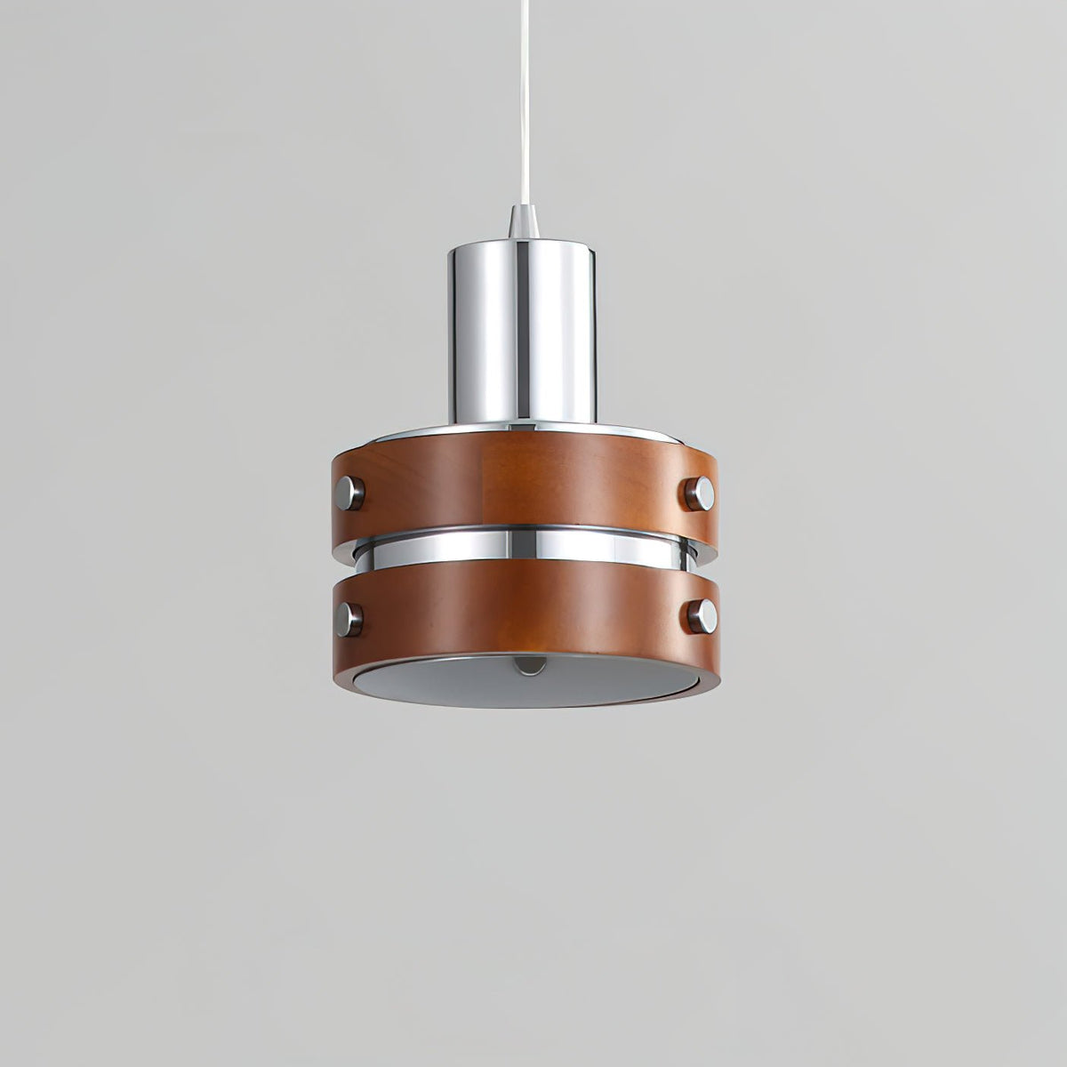 Suspension Volière en noyer et métal – vue 34