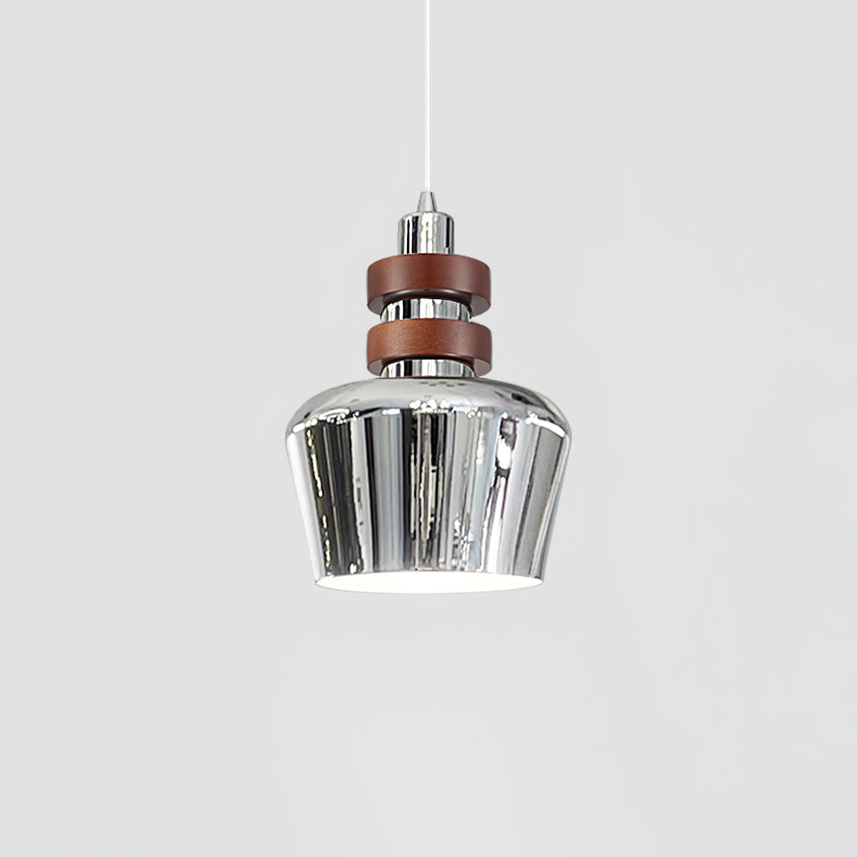 Suspension Volière en noyer et métal – vue 41