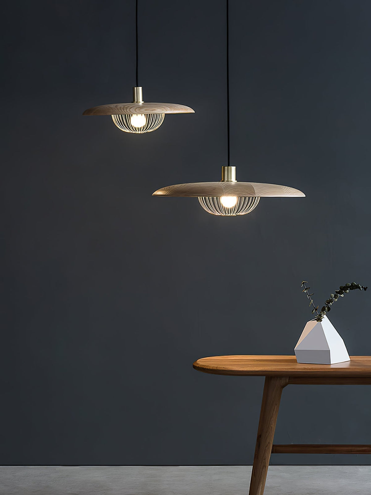 Suspension Allegro en bois et fer – vue 55