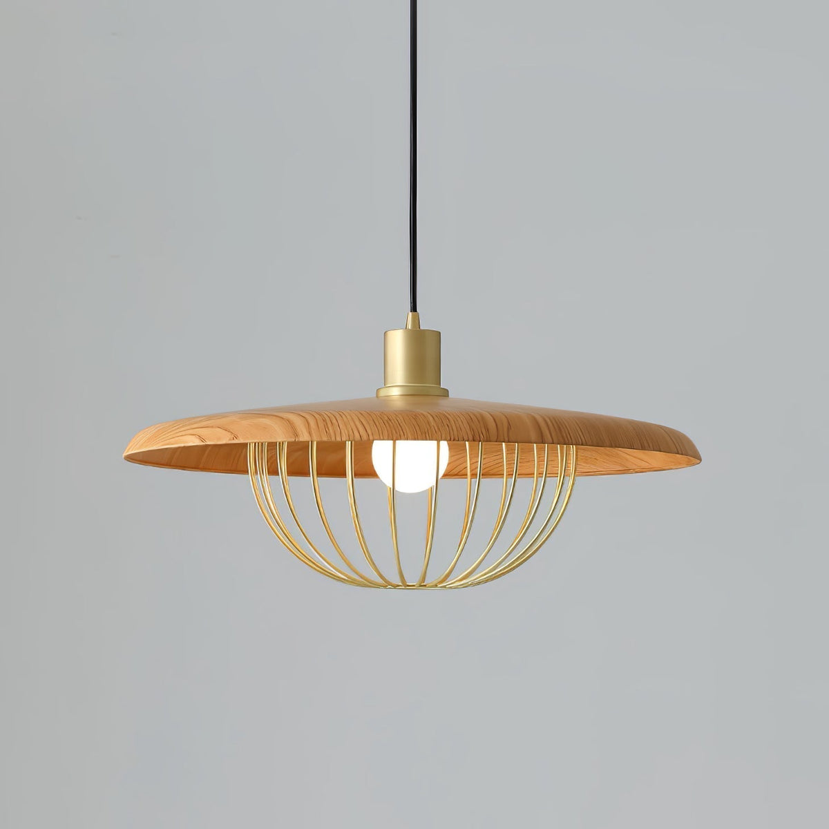 Suspension Allegro en bois et fer – vue 59