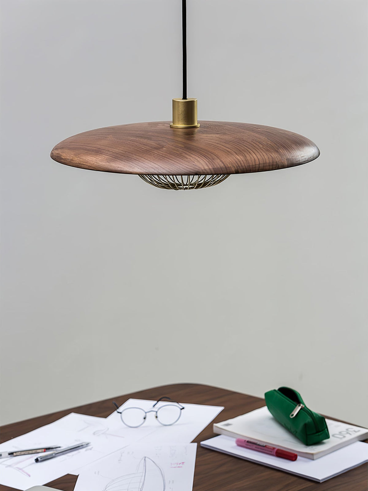 Suspension Allegro en bois et fer – vue 80
