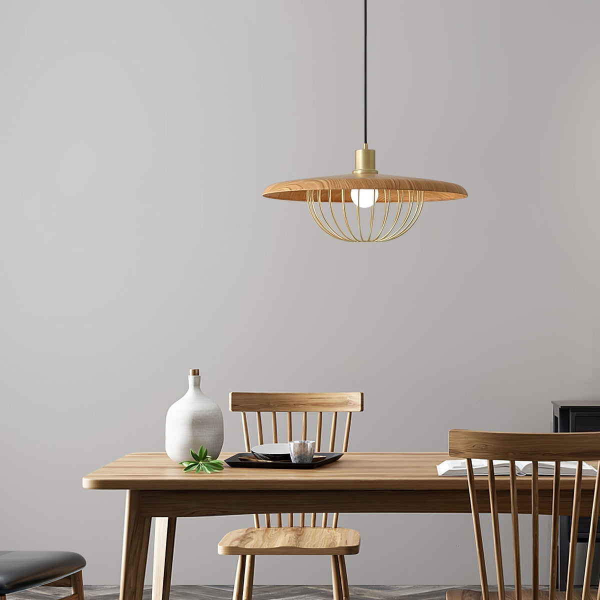 Suspension Allegro en bois et fer – vue 52