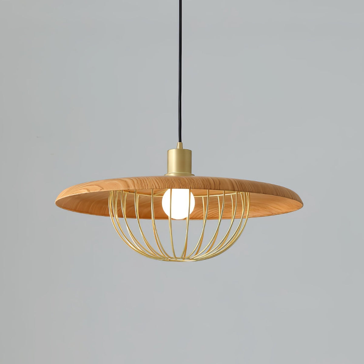 Suspension Allegro en bois et fer – vue 47