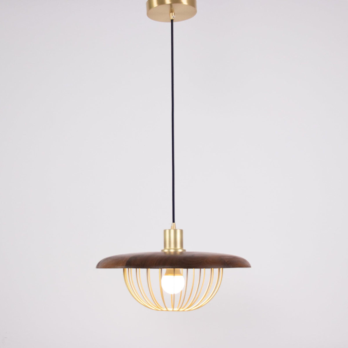 Suspension Allegro en bois et fer – vue 32