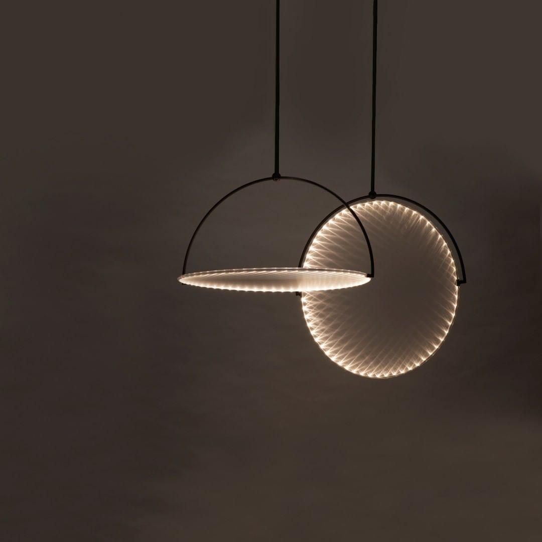 Suspension Hélios en tissu et métal – vue 28