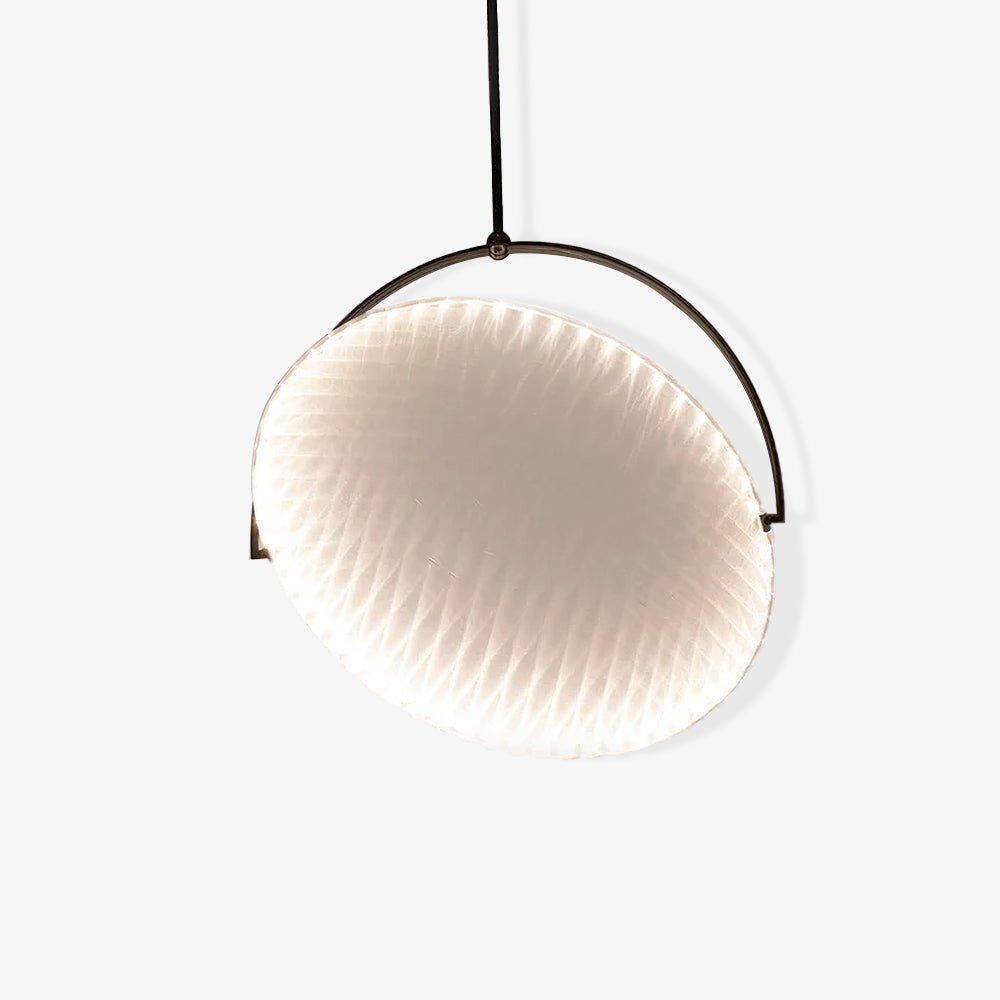 Suspension Hélios en tissu et métal – vue 6
