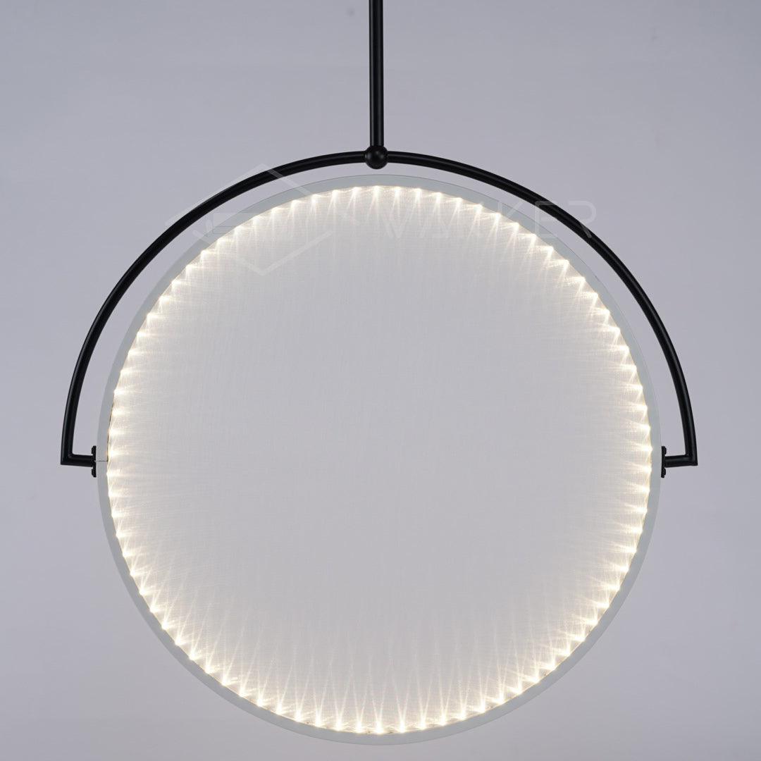 Suspension Hélios en tissu et métal – vue 2