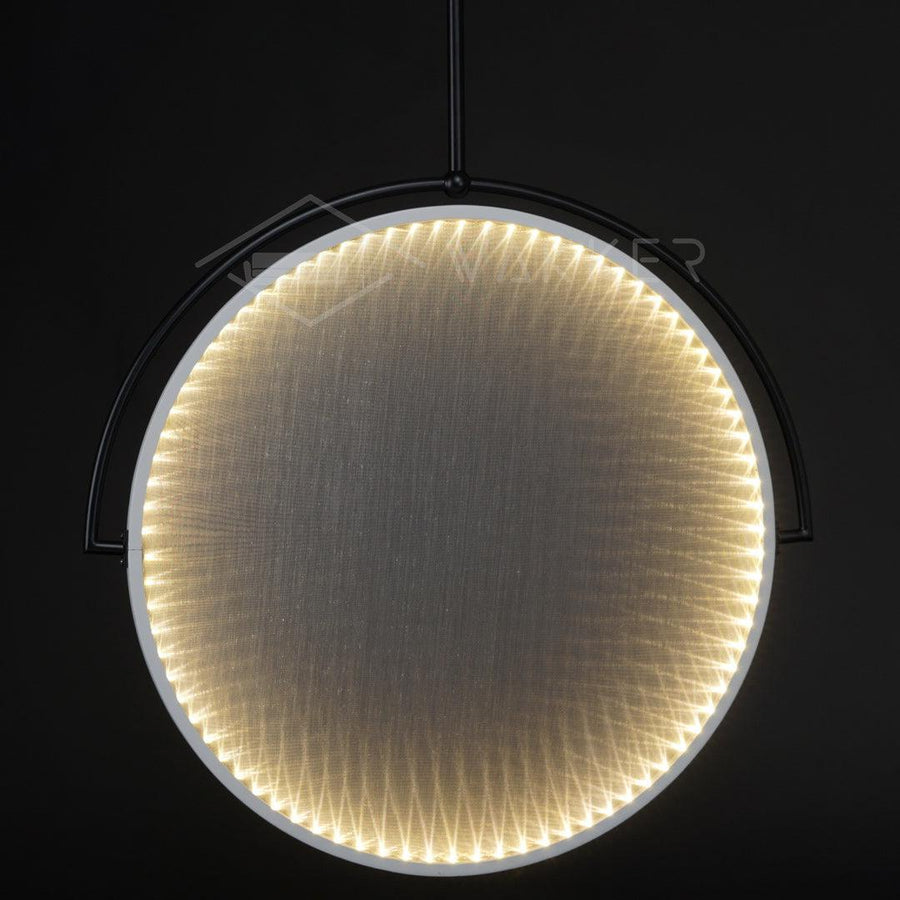 Suspension Hélios en tissu et métal – vue 3