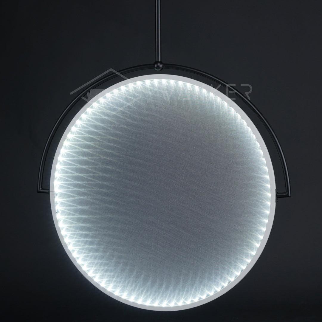 Suspension Hélios en tissu et métal – vue 5