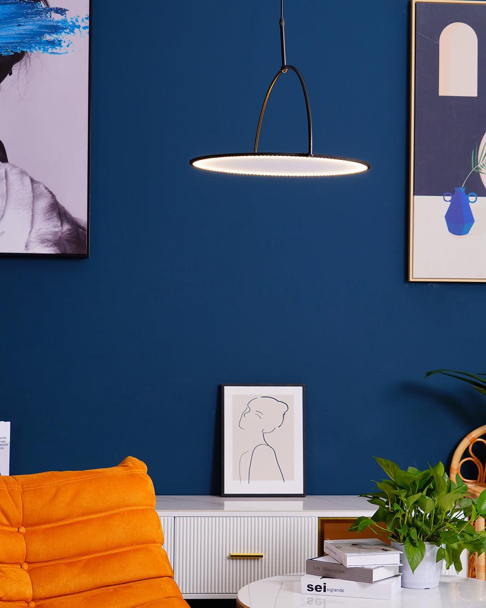 Suspension Hélios en tissu et métal – vue 24
