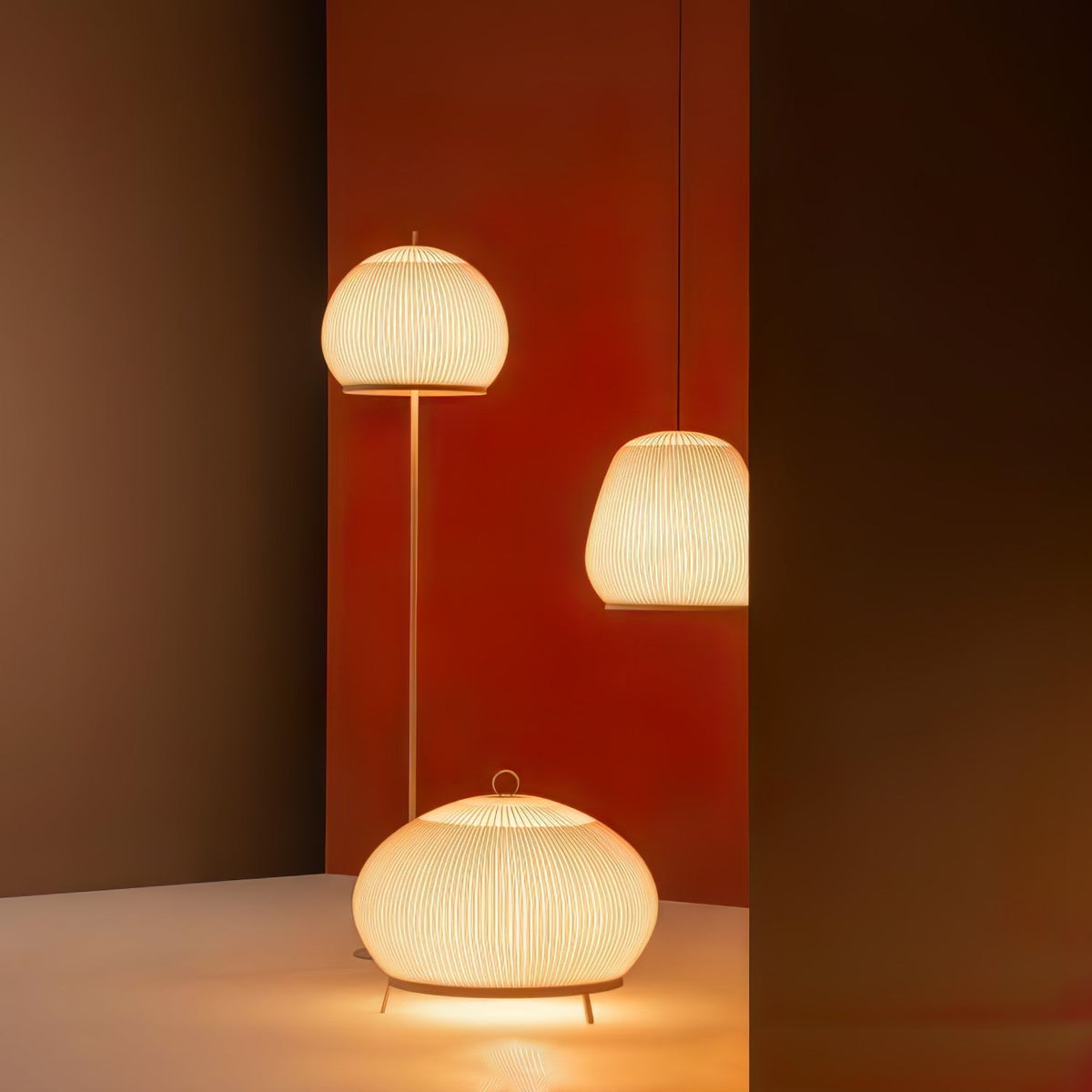Suspension Zénith en tissu et métal – vue 34