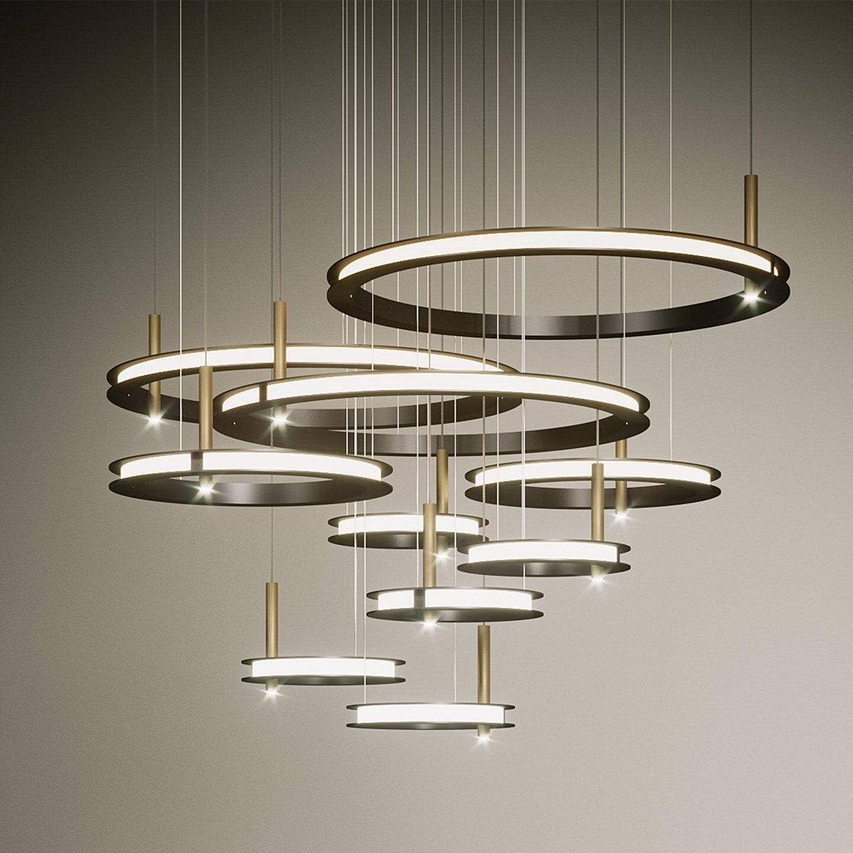 Lustre Platane en métal – vue 42