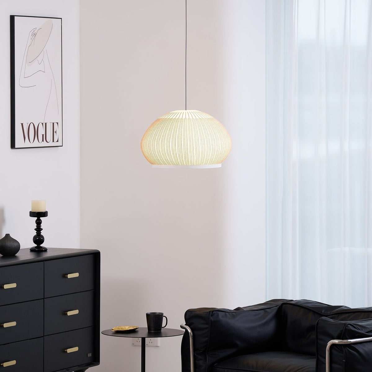 Suspension Zénith en tissu et métal – vue 50