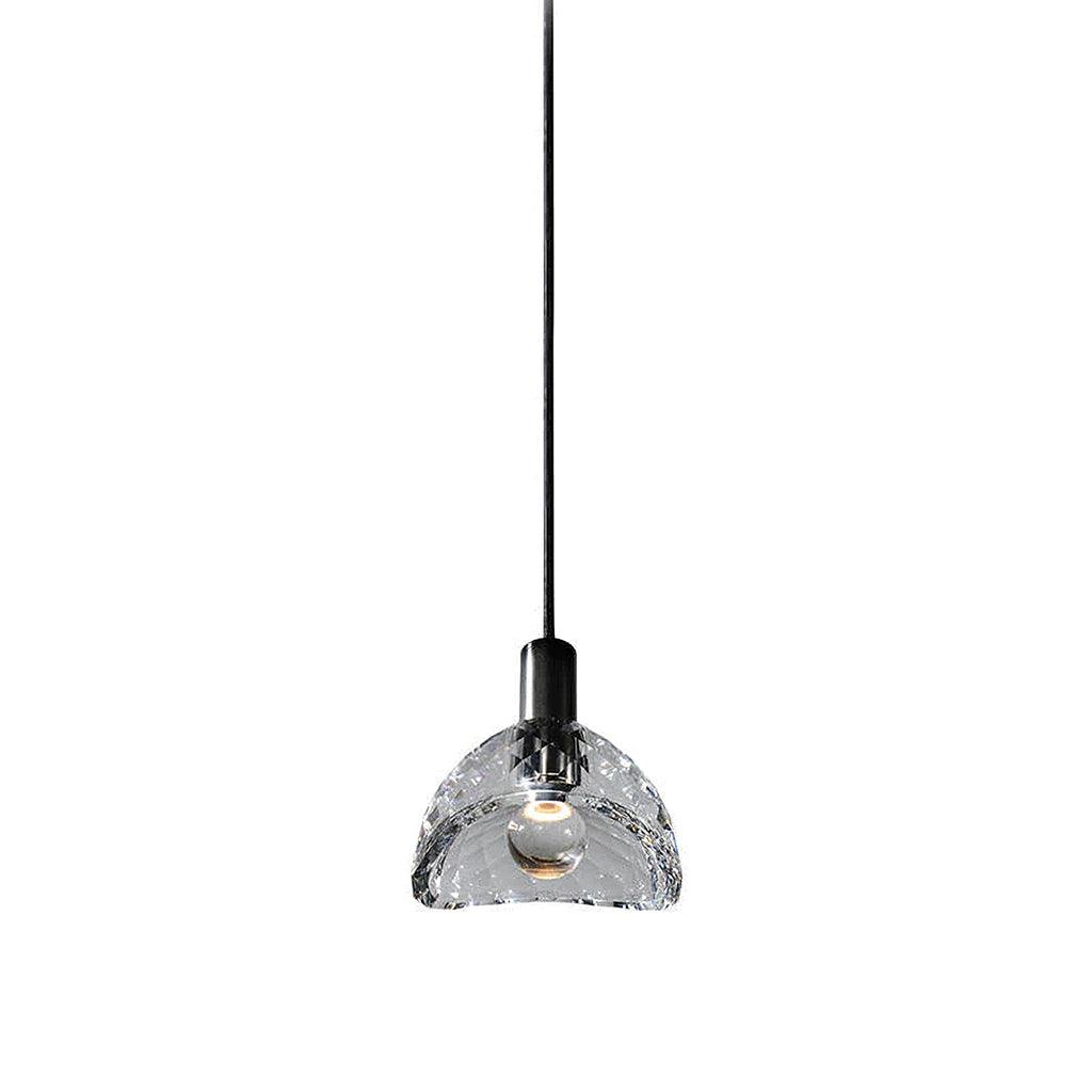 Suspension Gerbe en verre et cuivre – vue 21
