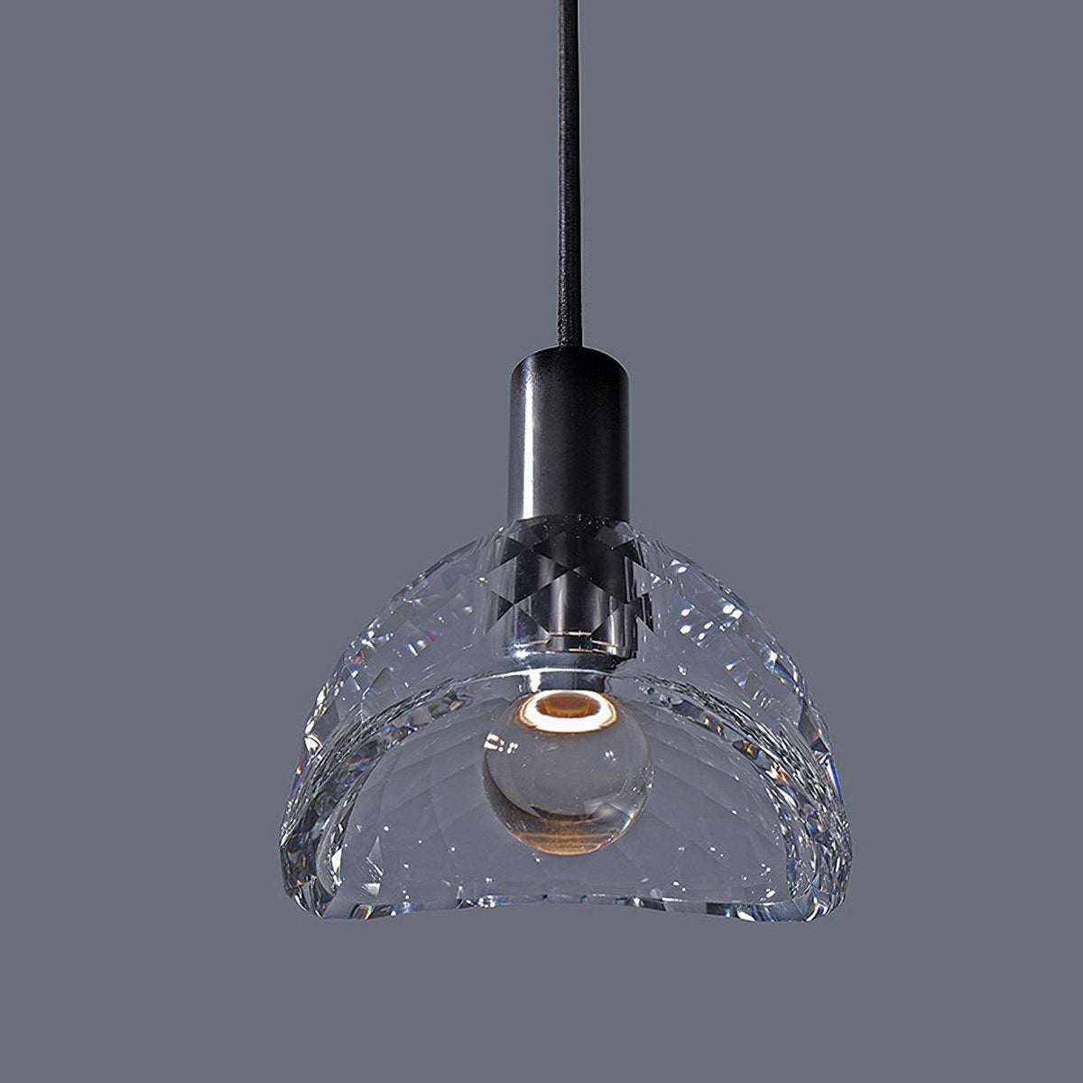 Suspension Gerbe en verre et cuivre – vue 36