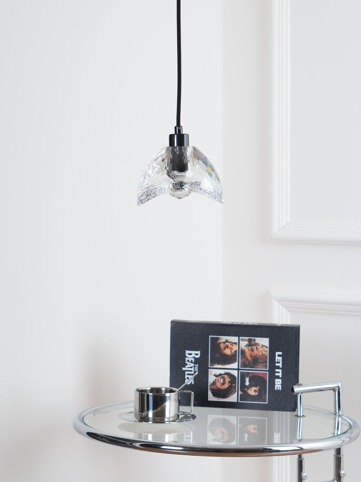 Suspension Gerbe en verre et cuivre – vue 12