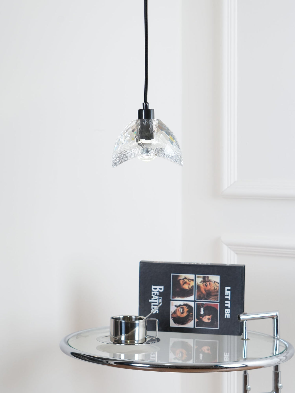 Suspension Gerbe en verre et cuivre – vue 30